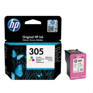 Model: HP 305 Compatible Printer(Please make sure your existing & mentioned toner/cartridge model are same before buying new one) HP DeskJet 2320, HP DeskJet 2710, HP DeskJet 2720, HP DeskJet 2721, HP DeskJet 2723, HP DeskJet Plus 4120, HP DeskJet Plus 4122, HP DeskJet Plus 4130 All-in-One Printer Printing Color: Tri-Color Printing Technology: Ink Duty Cycle up to (Yield): 100 Pages OthersInk drop: 6.3 pl, 2.8 pl, Ink types: Dye-based Part No: 3YM60AE Warranty: No warranty Made in/ Assemble: China Country Of Origin: USA