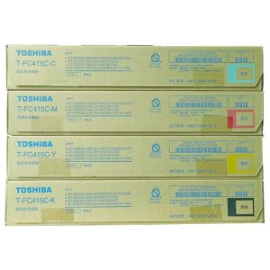 Toshiba T-FC415C-CMYK Four Color Copier Toner Cartridge for Toshiba e-Studio series.