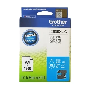 Brother LC535XLC Cyan Cartridge price in Bangladesh and comparison with other Brother cartridges available on Tonercartridgebd.com.