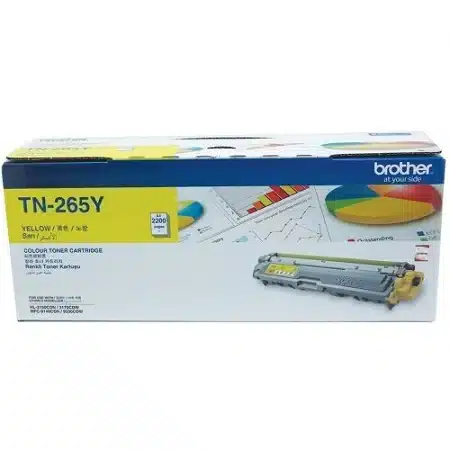 Brother TN-265 Yellow Toner with Compatible Brother Printers
