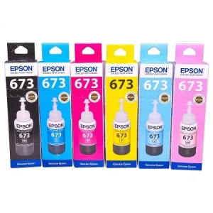 Epson 673 Inkjet Ink 6 Color set and Epson Printer with Bangladesh pricing details