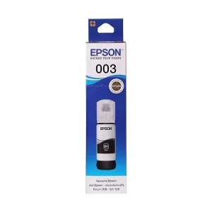 Epson 003 Black Ink Bottle with pricing details for Bangladesh.