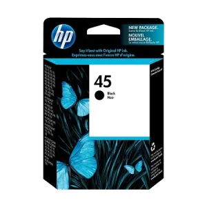 HP 45 Black Original Ink Cartridge (51645AA)