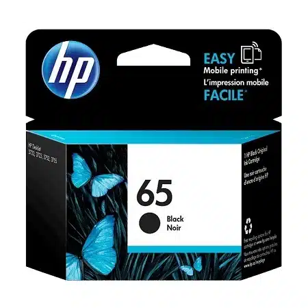 HP 65 Black Original Ink Cartridge (N9K02AA)