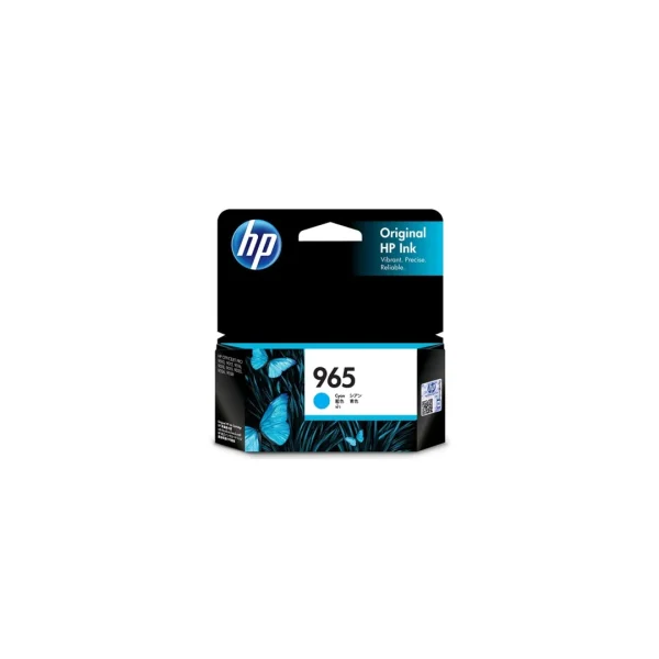 HP 965 Cyan Original Ink Cartridge #3JA77AA