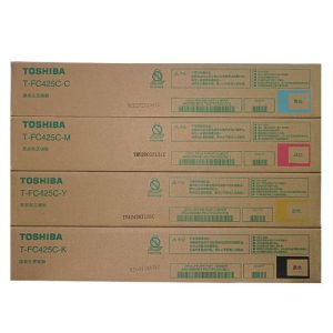 Toshiba T-FC425C-CMYK Four Color Toner Cartridge for Toshiba e-Studio Copier Machines