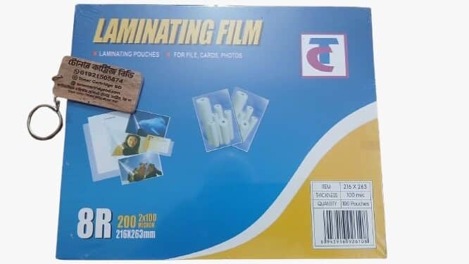 “Discover the Ultimate Value: 8R Laminating Pouch 100 Pcs Now Available at Tonercartridgebd.com”